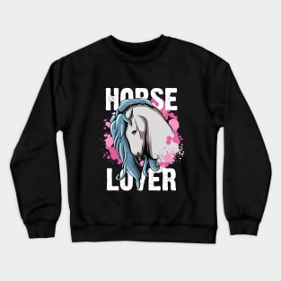 Horse Lover Girl Horseback Riding Women Crewneck Sweatshirt